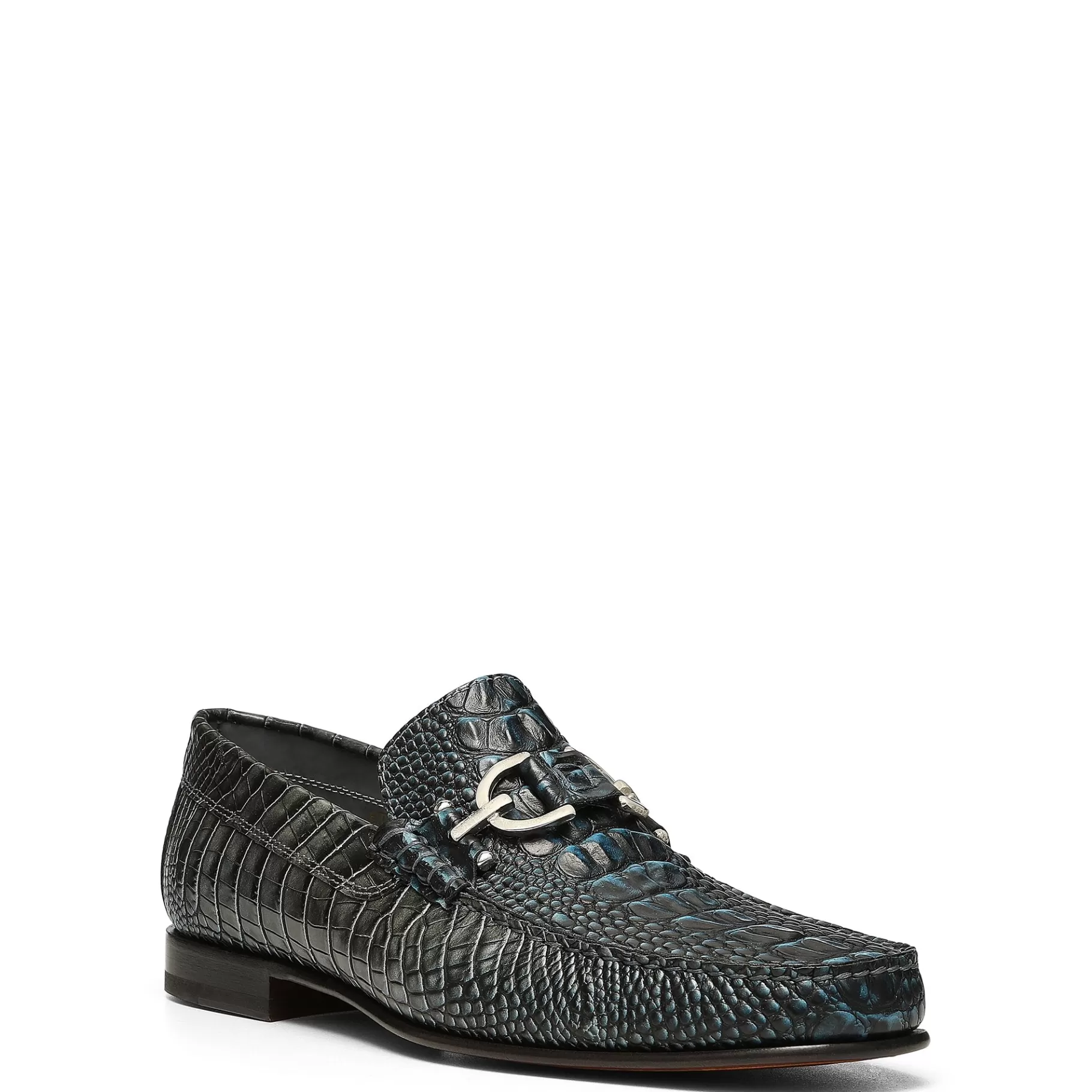 New Donald Pliner DACIO Midnight Croco