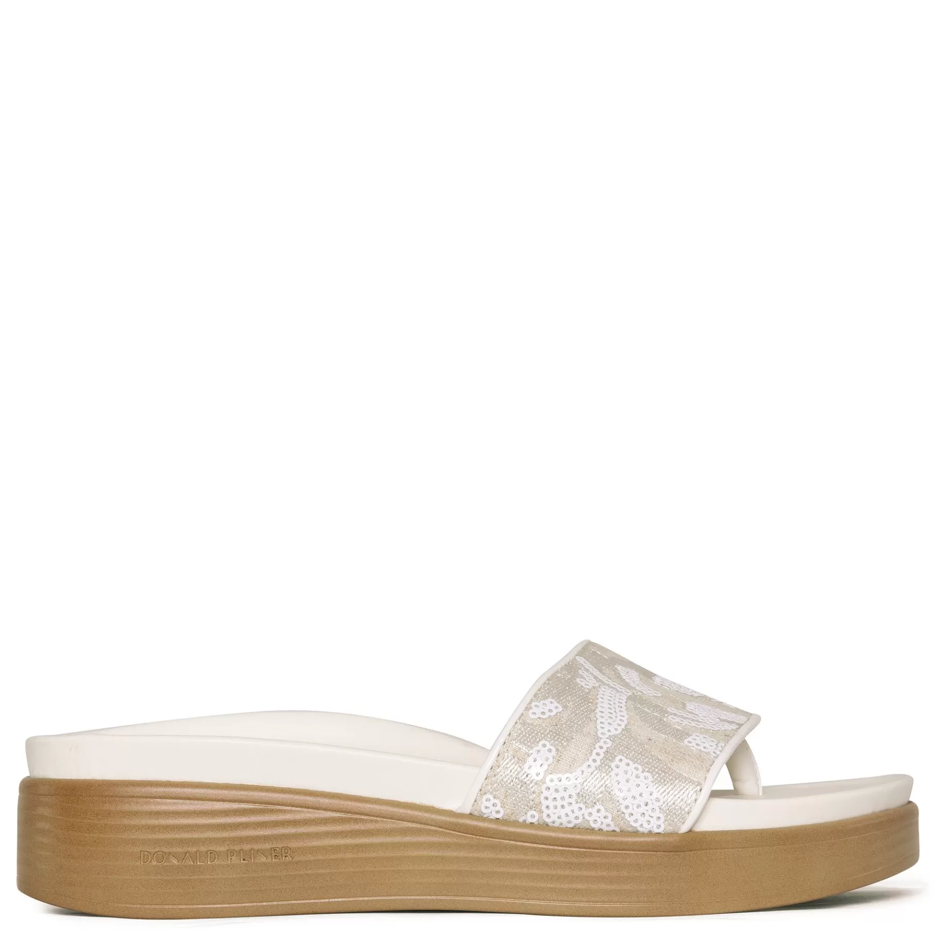 Cheap Donald Pliner FIFI Natural White Brocade