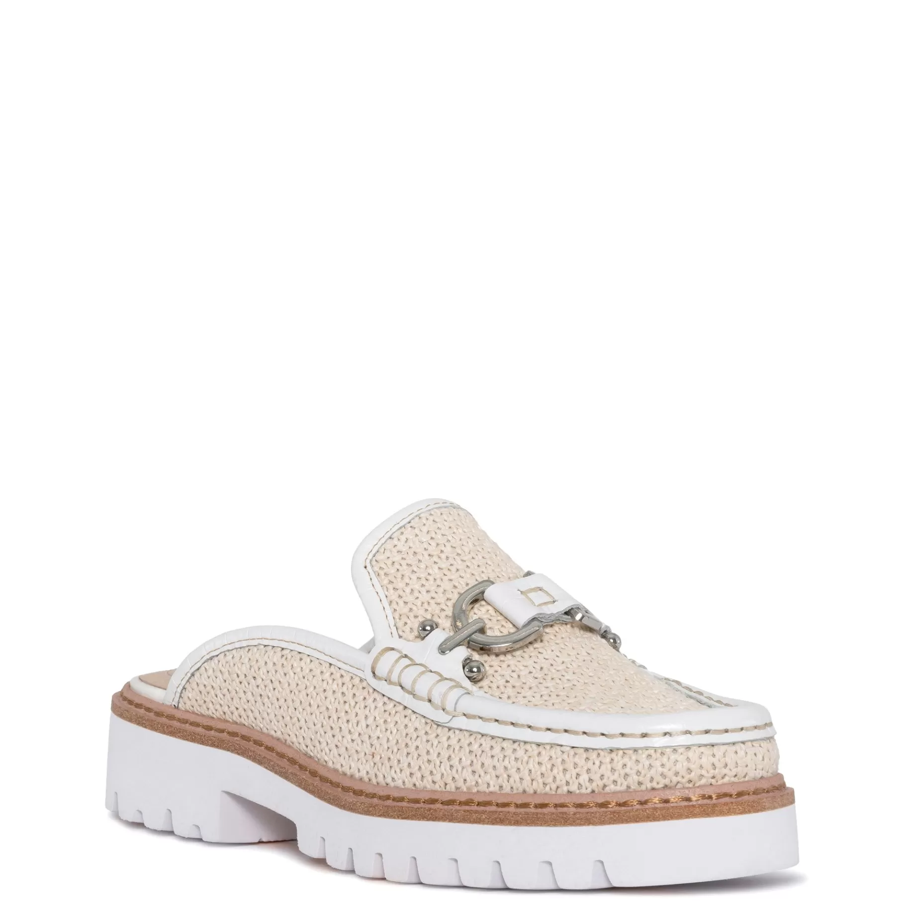 Shop Donald Pliner HAMPTON Beige Raffia