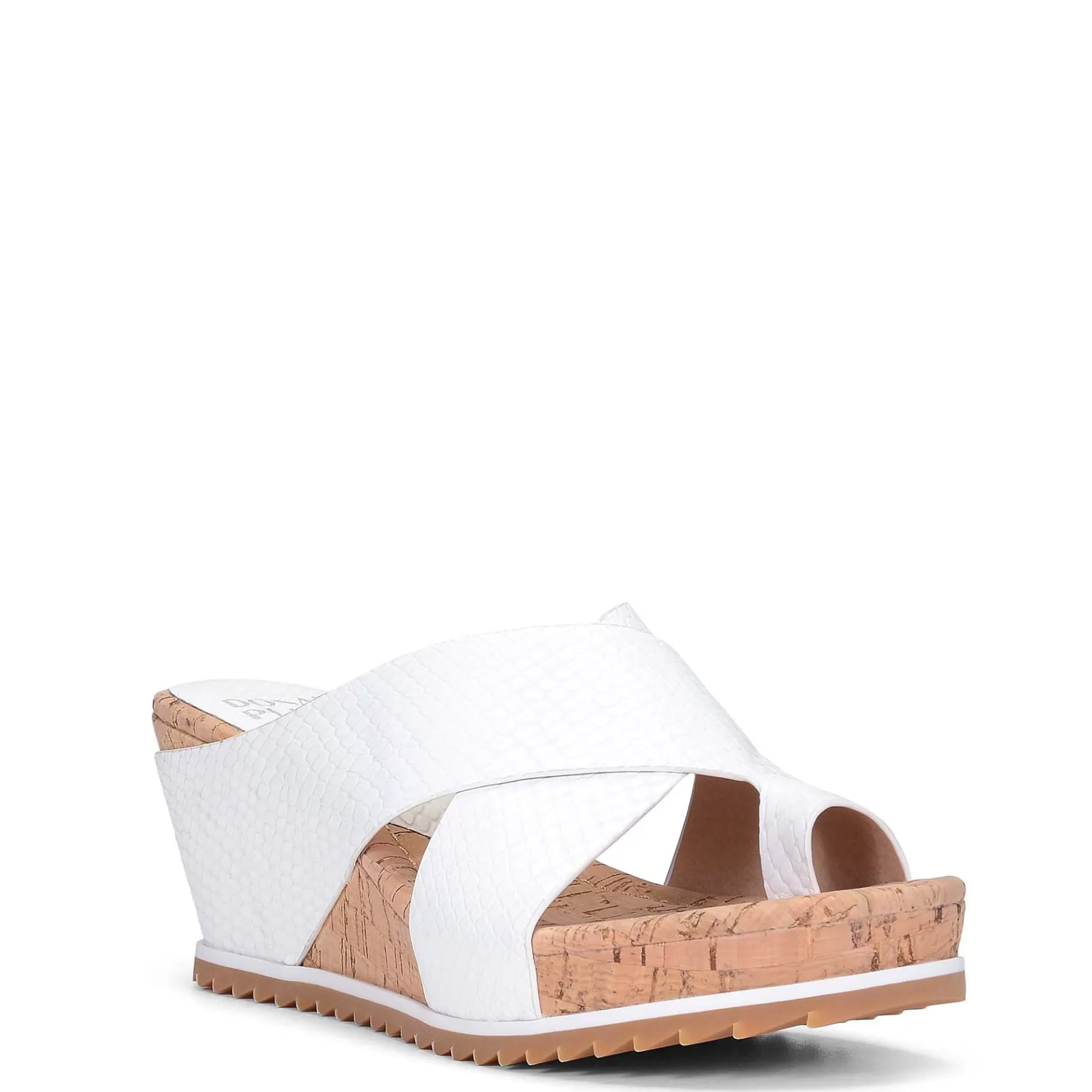 Online Donald Pliner SISU MED WEDGE White / Cork